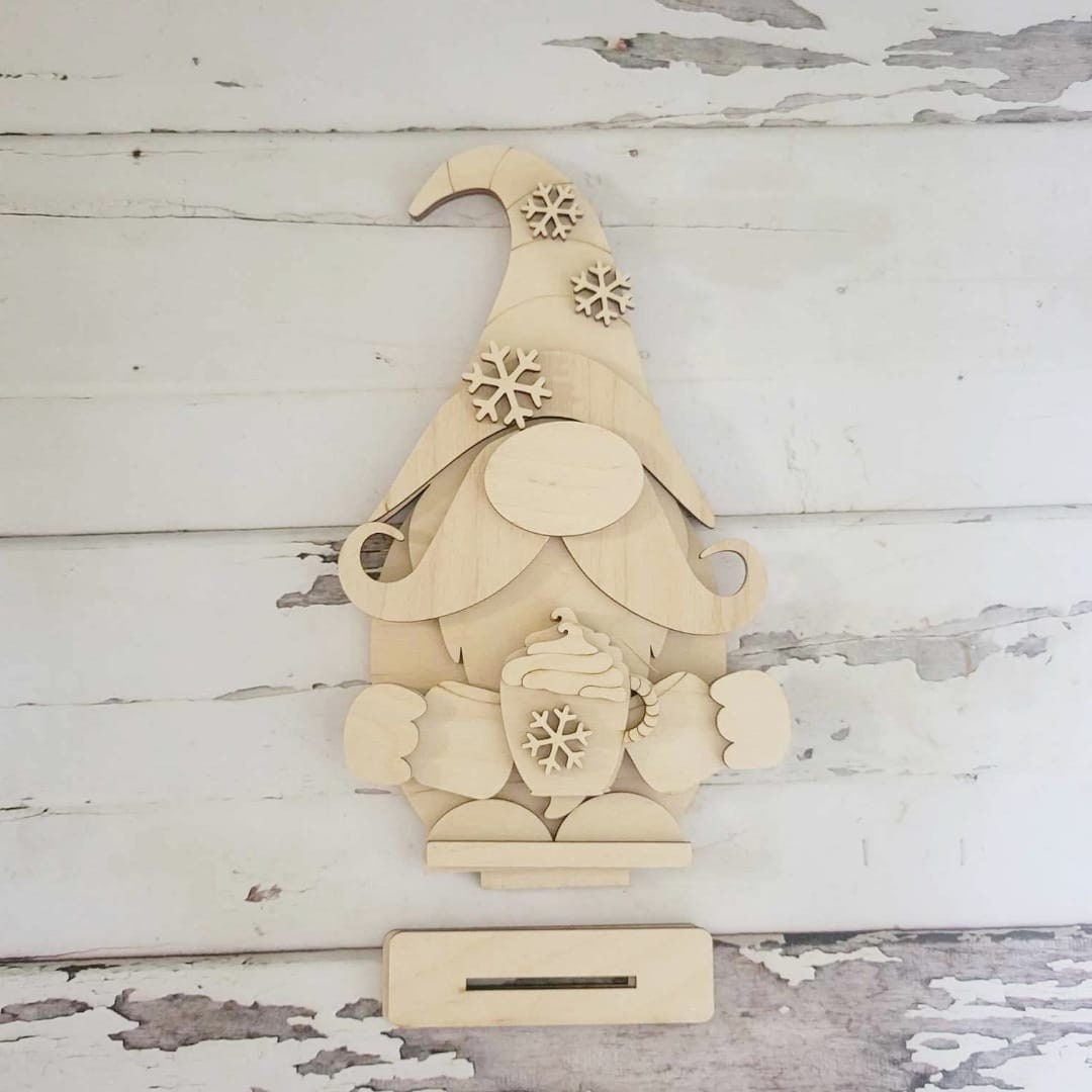 Winter Gnome shelf sitter wood blank diy, Snowman tiered tray blank decor, Winter decor, Christmas gnome DIY, Winter Shelf Sitter, Snowman1569248445 - LaserOnTheHill