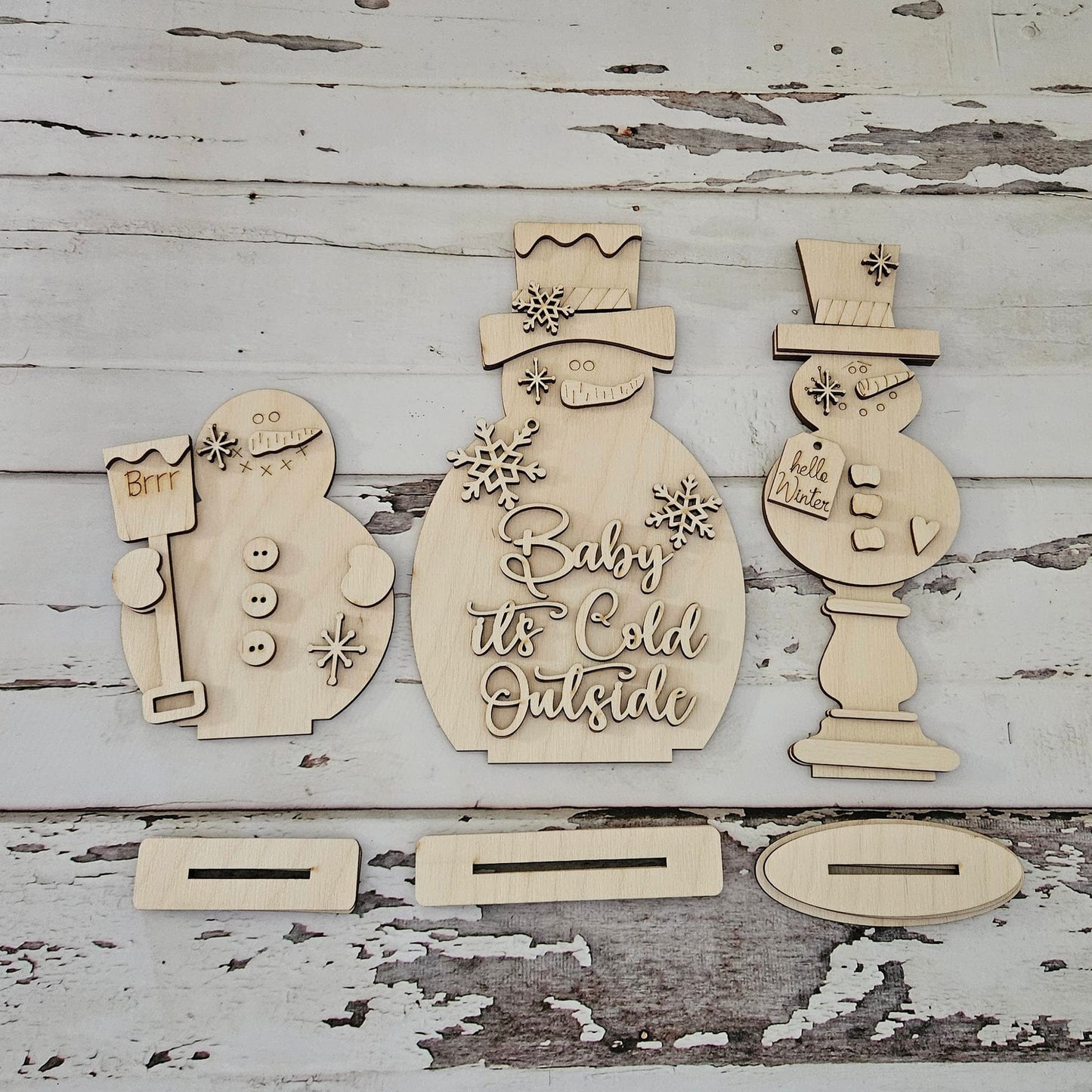 Winter Gnome shelf sitter wood blank diy, Snowman tiered tray blank decor, Winter decor, Christmas gnome DIY, Winter Shelf Sitter, Snowman1617557501 - LaserOnTheHill