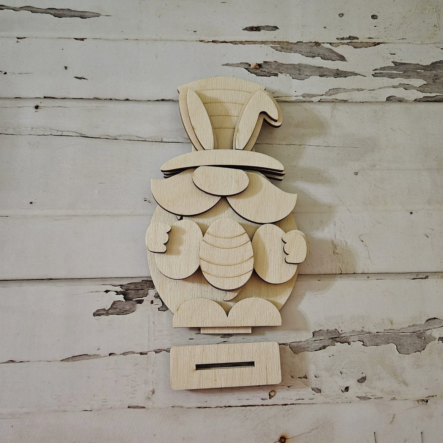 Spring Gnome shelf sitter wood blank diy, Easter tiered tray blank decor, Easter decor, Bunny gnome DIY, Spring Shelf Sitter, Bunny blank1640098090 - LaserOnTheHill