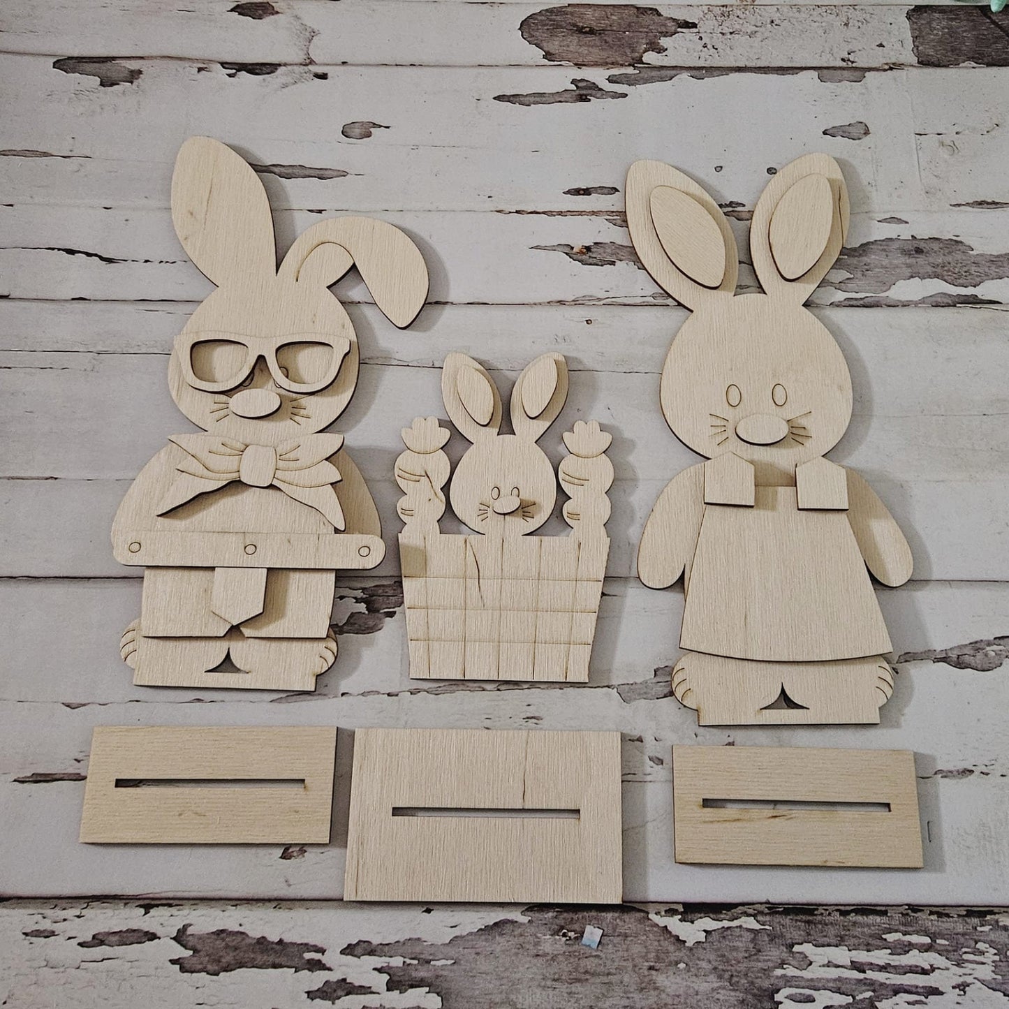 Spring Gnome shelf sitter wood blank diy, Easter tiered tray blank decor, Easter decor, Bunny gnome DIY, Spring Shelf Sitter, Bunny blank1649198870 - LaserOnTheHill