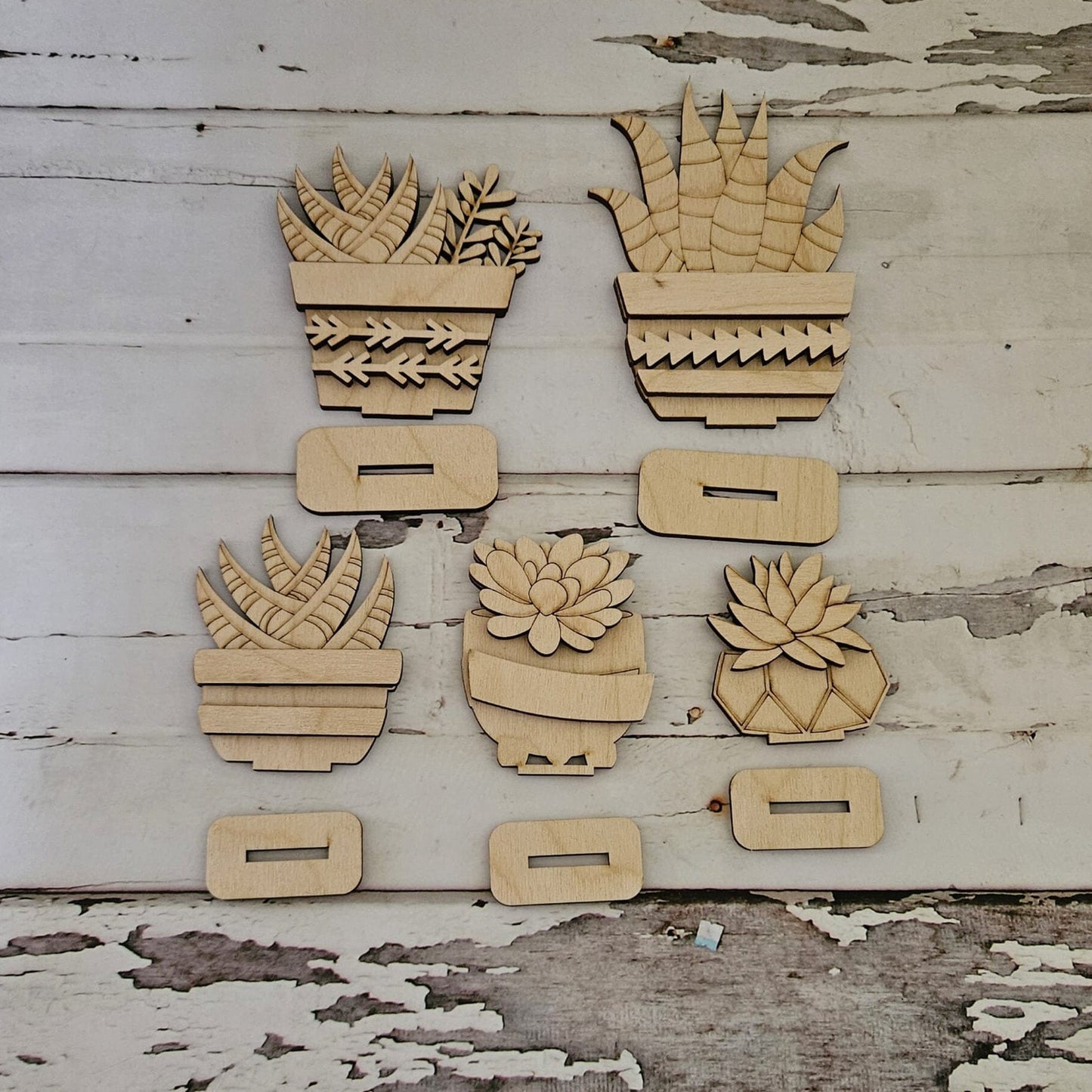 Succulent Gnome shelf sitter wood blank diy, Succulent tiered tray blank decor, Plant decor, DIY, Plant Shelf Sitter, Succulent diy kit1652950920 - LaserOnTheHill