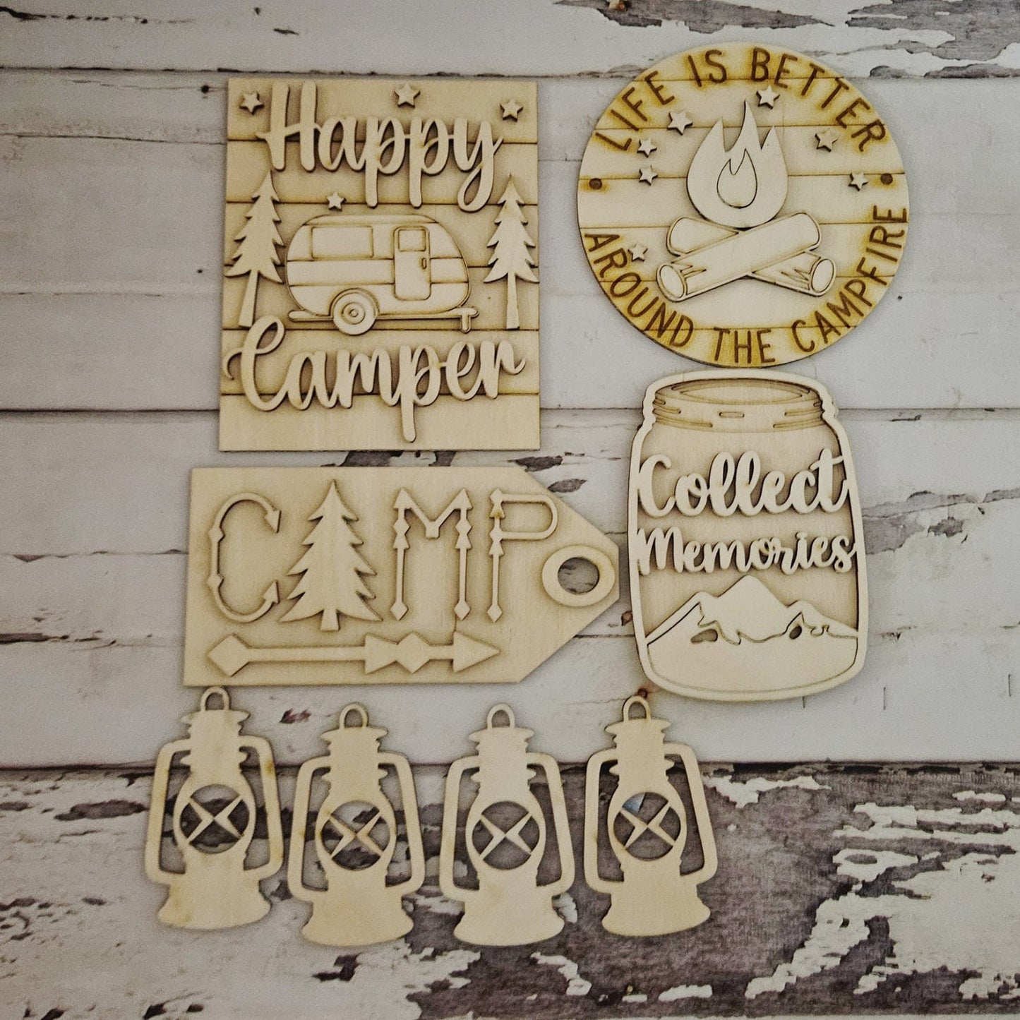 Camping tiered tray wood blank - make your own tiered tray decor - DIY camping home decor - DIY camper decor - Summer tiered tray blanks1731979267 - LaserOnTheHill