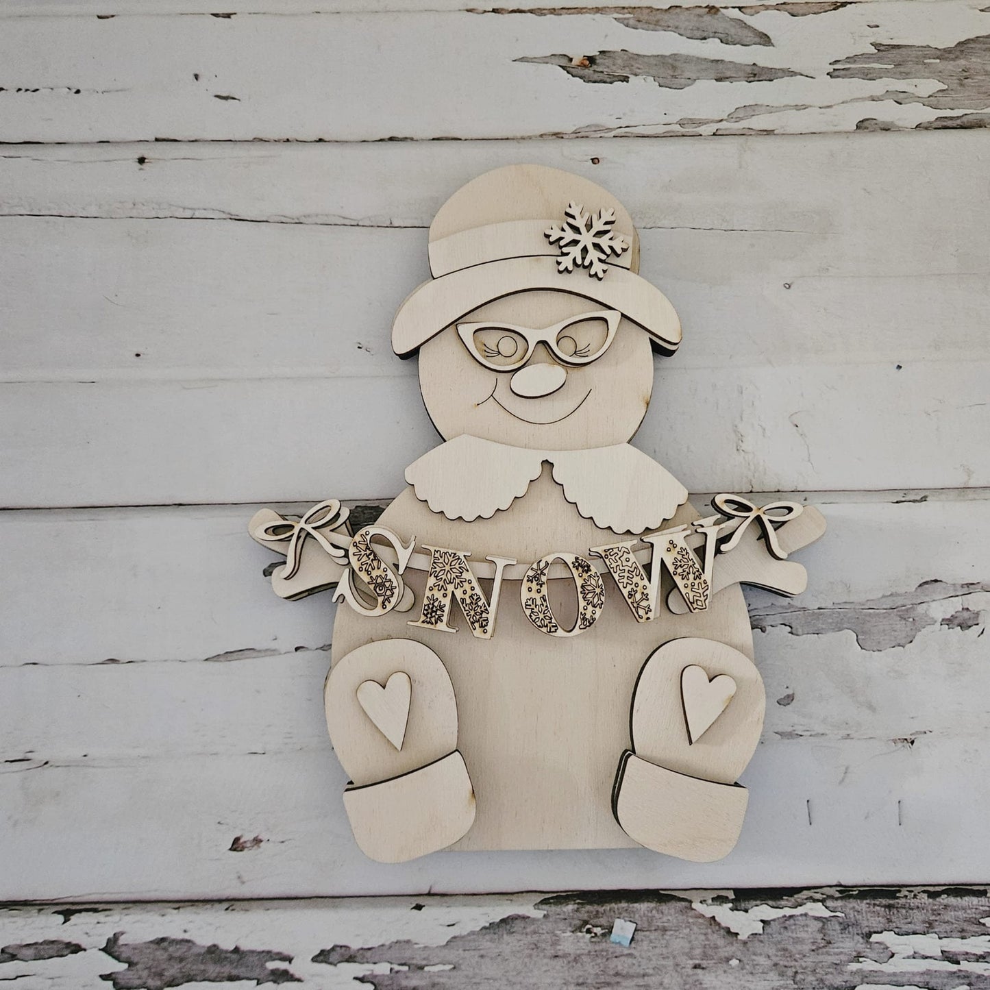 Winter Gnome shelf sitter wood blank diy, Snowman tiered tray blank decor, Winter decor, Christmas gnome DIY, Winter Shelf Sitter, Snowman1736618230 - LaserOnTheHill