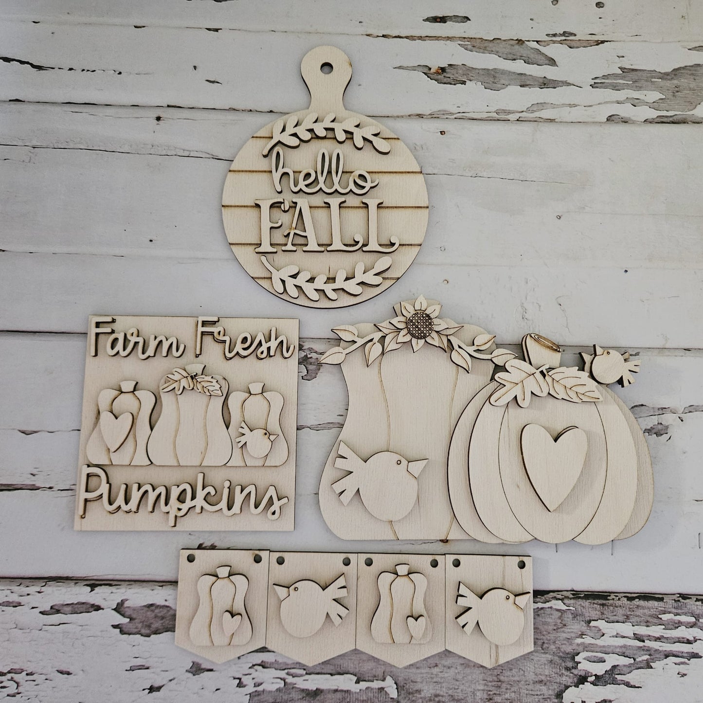 Fall tiered tray decor, Unfinished wood blanks, DIY Autumn decor, DIY tiered tray decor, Make your own tiered tray decor1736622200 - LaserOnTheHill