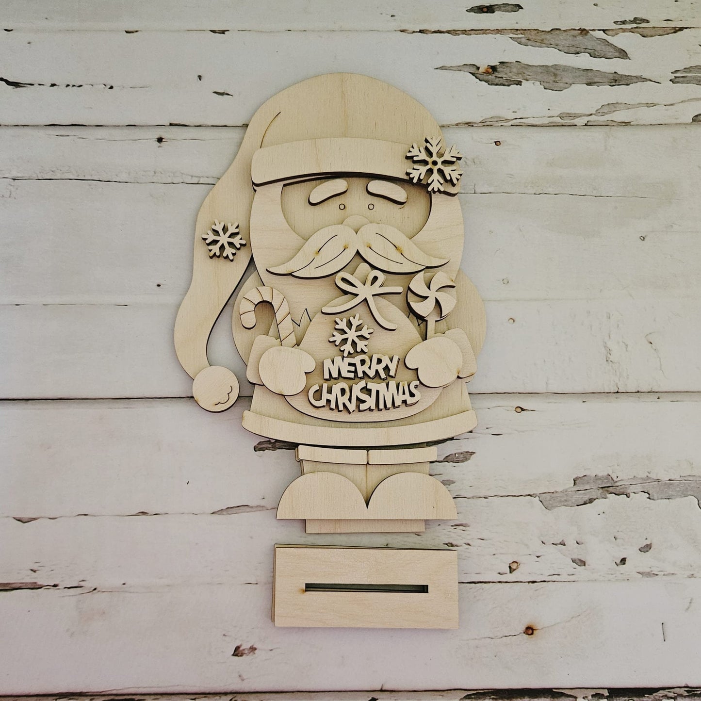 Christmas Gnome shelf sitter wood blank diy, Christmas tiered tray blank decor, Christmas decor, Christmas gnome DIY, holiday Shelf Sitter1759015453 - LaserOnTheHill