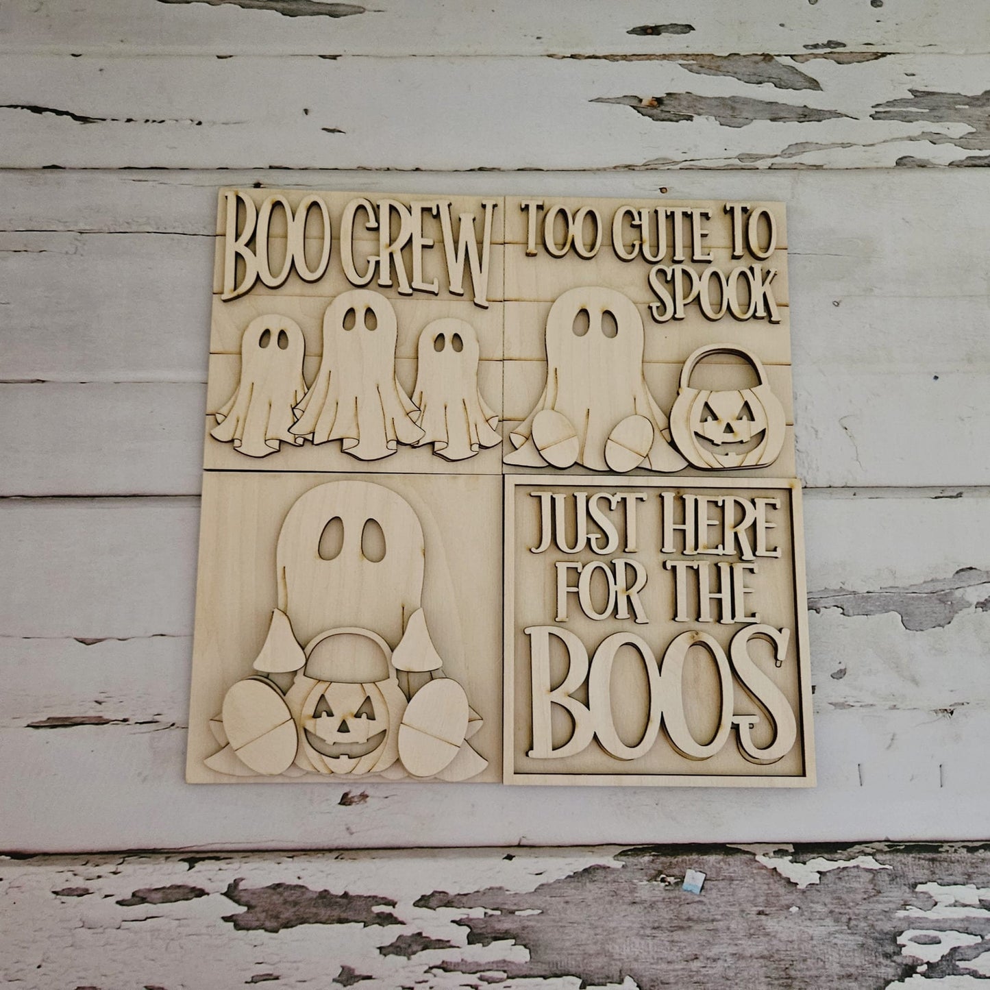 Halloween tiered tray decor bundle, Halloween tiered tray blanks, Fall decor blanks, Halloween DIY decor1787203643 - LaserOnTheHill