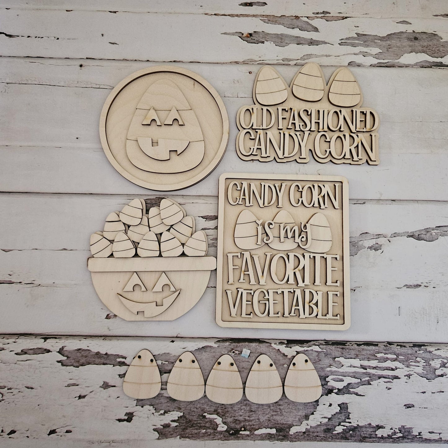 Candy corn tiered tray decor bundle, Halloween tiered tray blanks, Fall decor blanks, Halloween DIY decor, Halloween tiered tray1776545746 - LaserOnTheHill