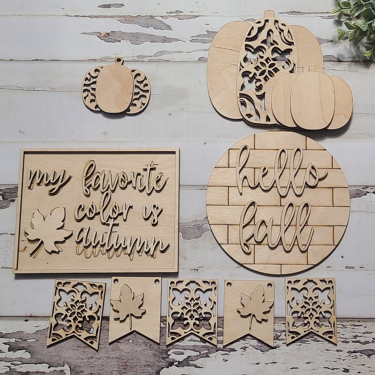 Fall tiered tray decor, Unfinished wood blanks, DIY Autumn decor, DIY tiered tray decor, Make your own tiered tray decor1243914618 - LaserOnTheHill