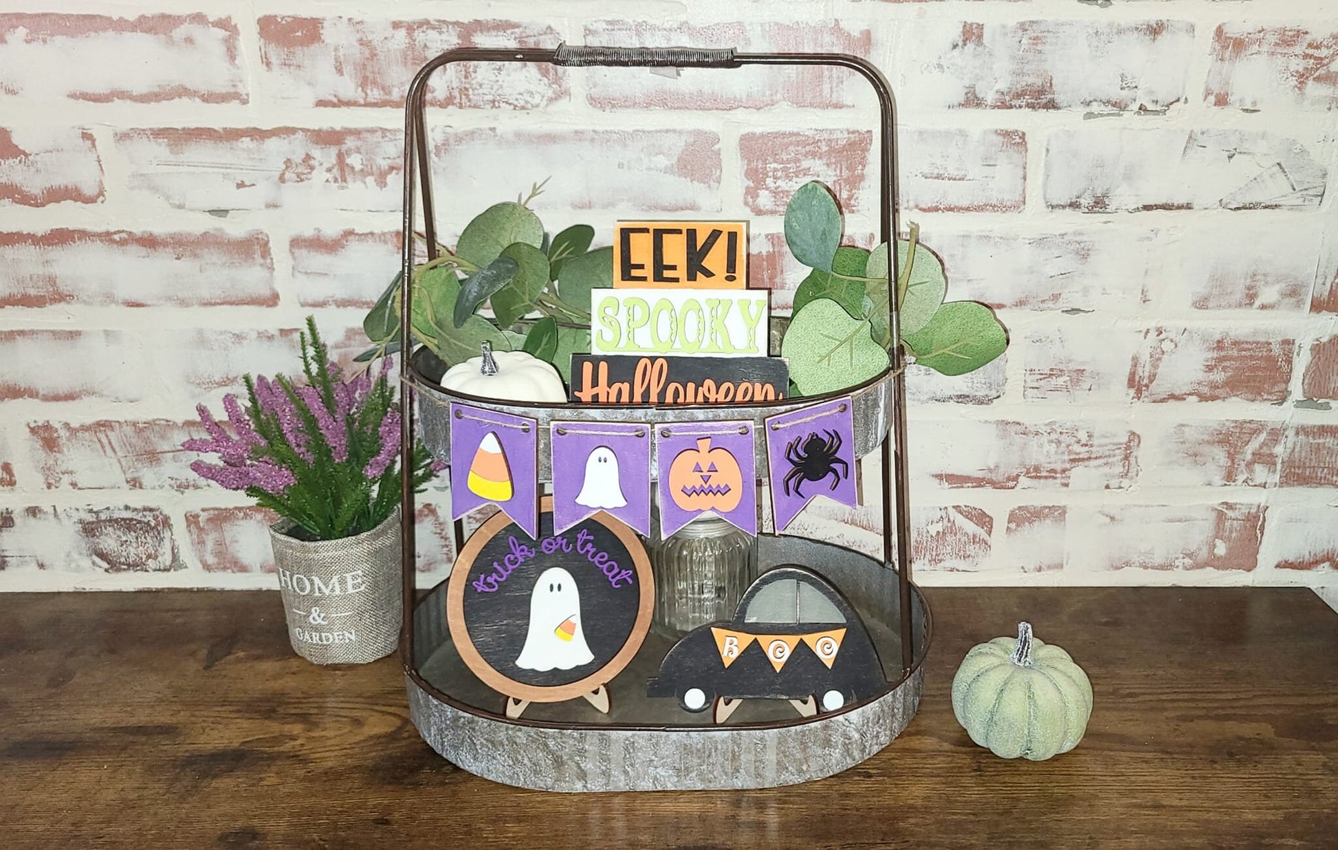 DIY Halloween Tiered Tray Blanks – Ghost, Car, Spooky Sign & Banner