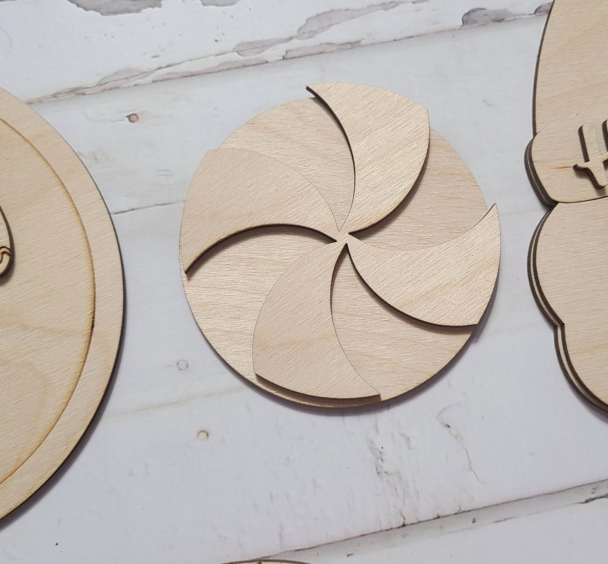 DIY Christmas Tiered Tray Decor Blanks, Wood Craft Kit