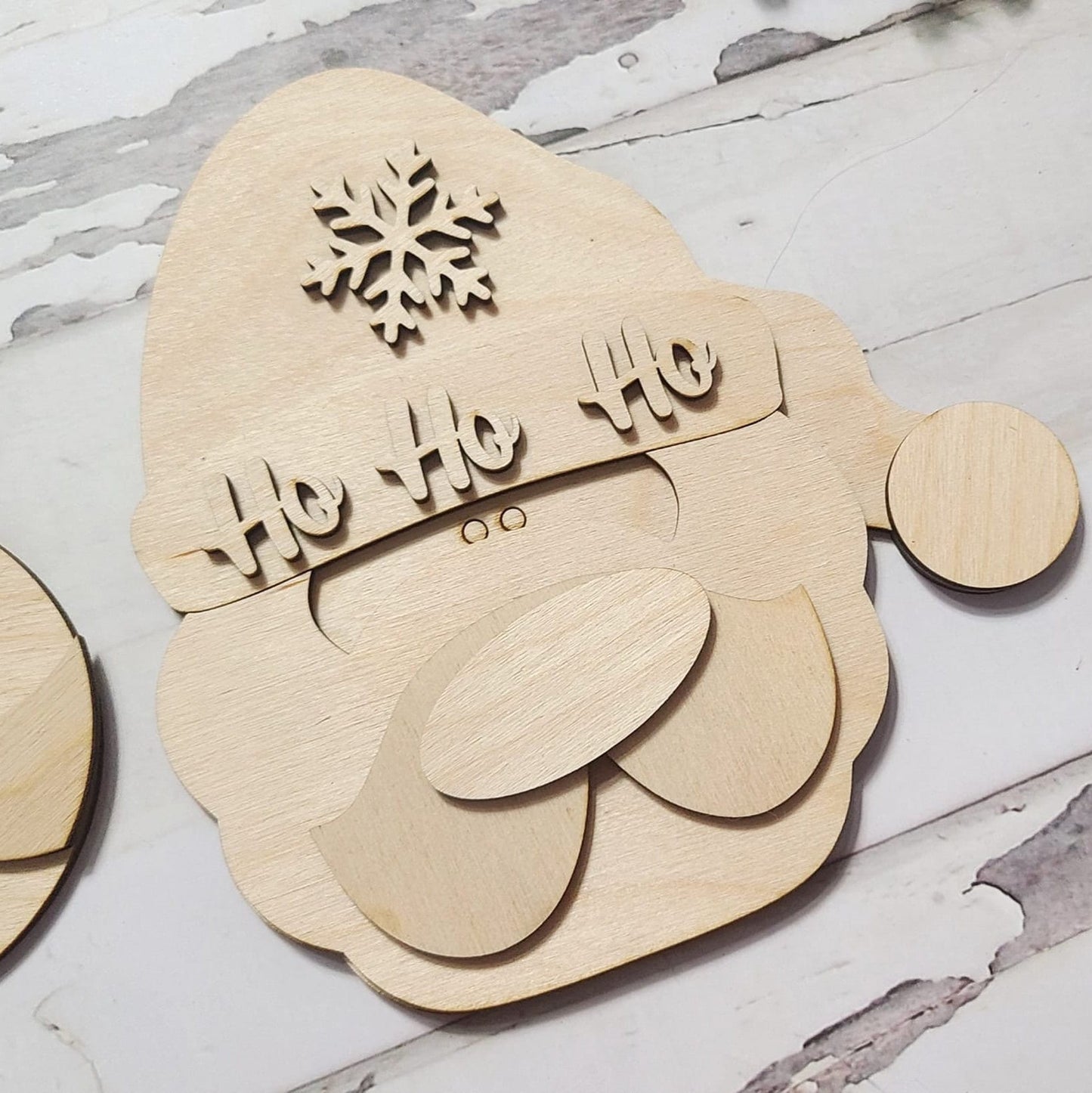 DIY Christmas Tiered Tray Decor Blanks, Wood Craft Kit