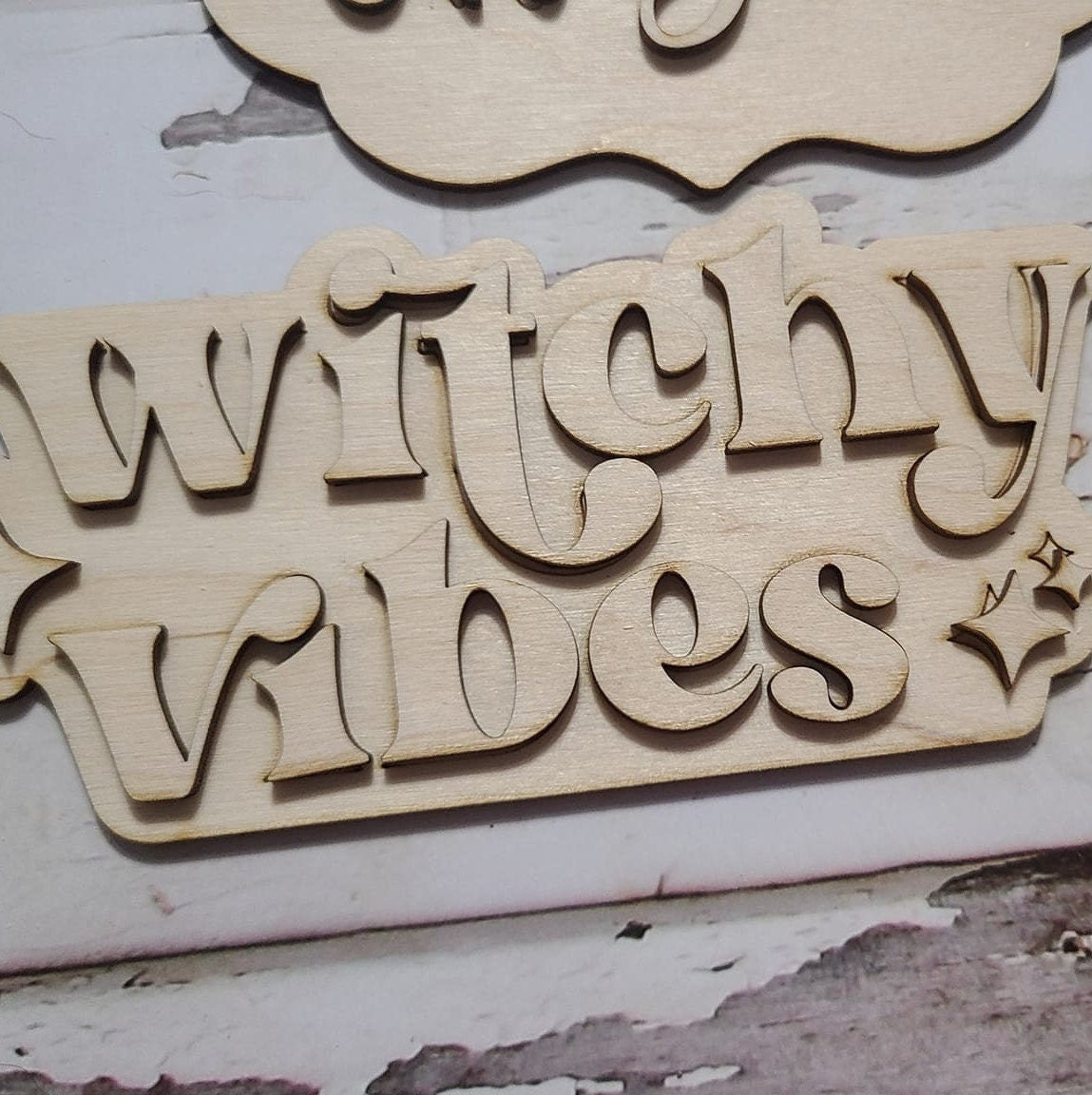 Halloween Tiered Tray Blanks, Witch Decor, DIY Fall Decor