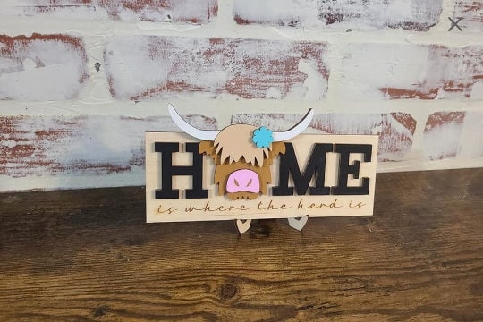 Mini Baltic Birch Easel, Tiered Tray Decor, Sign Holder