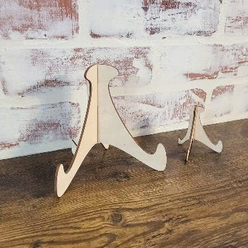 Mini Baltic Birch Easel, Tiered Tray Decor, Sign Holder