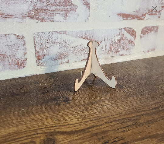 Mini Baltic Birch Easel, Tiered Tray Decor, Sign Holder