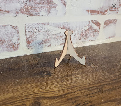 Mini Baltic Birch Easel, Tiered Tray Decor, Sign Holder