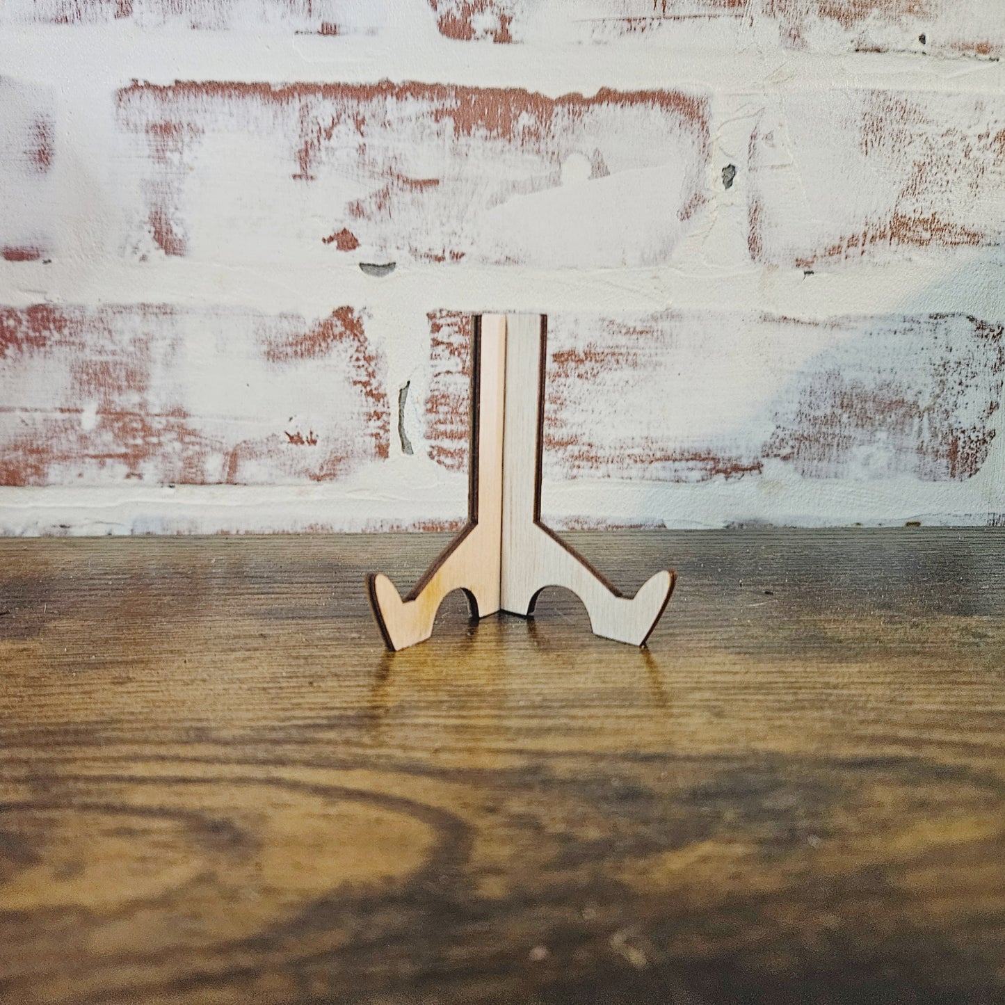 Mini Baltic Birch Easel, Tiered Tray Sign Holder, 2.5 Inch