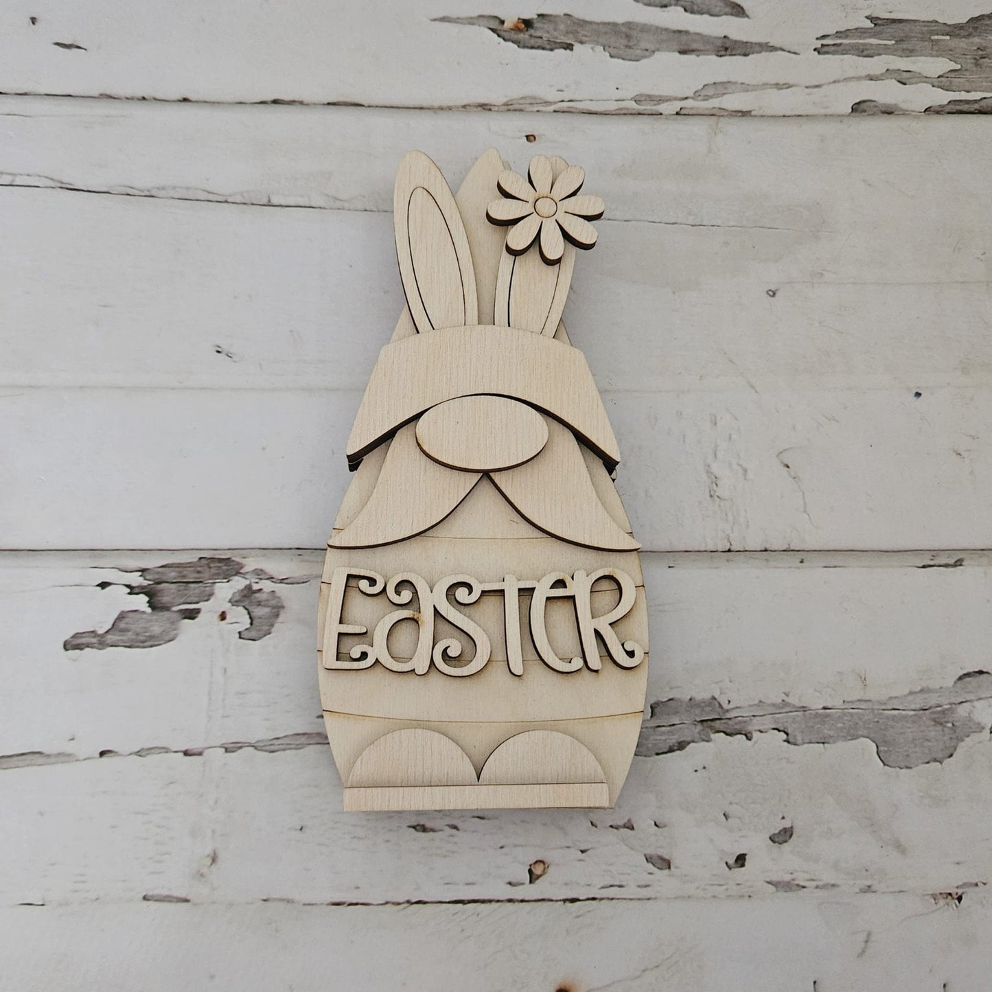 Spring Gnome shelf sitter wood blank diy, Easter tiered tray blank decor, Easter decor, Bunny gnome DIY, Spring Shelf Sitter, Bunny blank1663642413