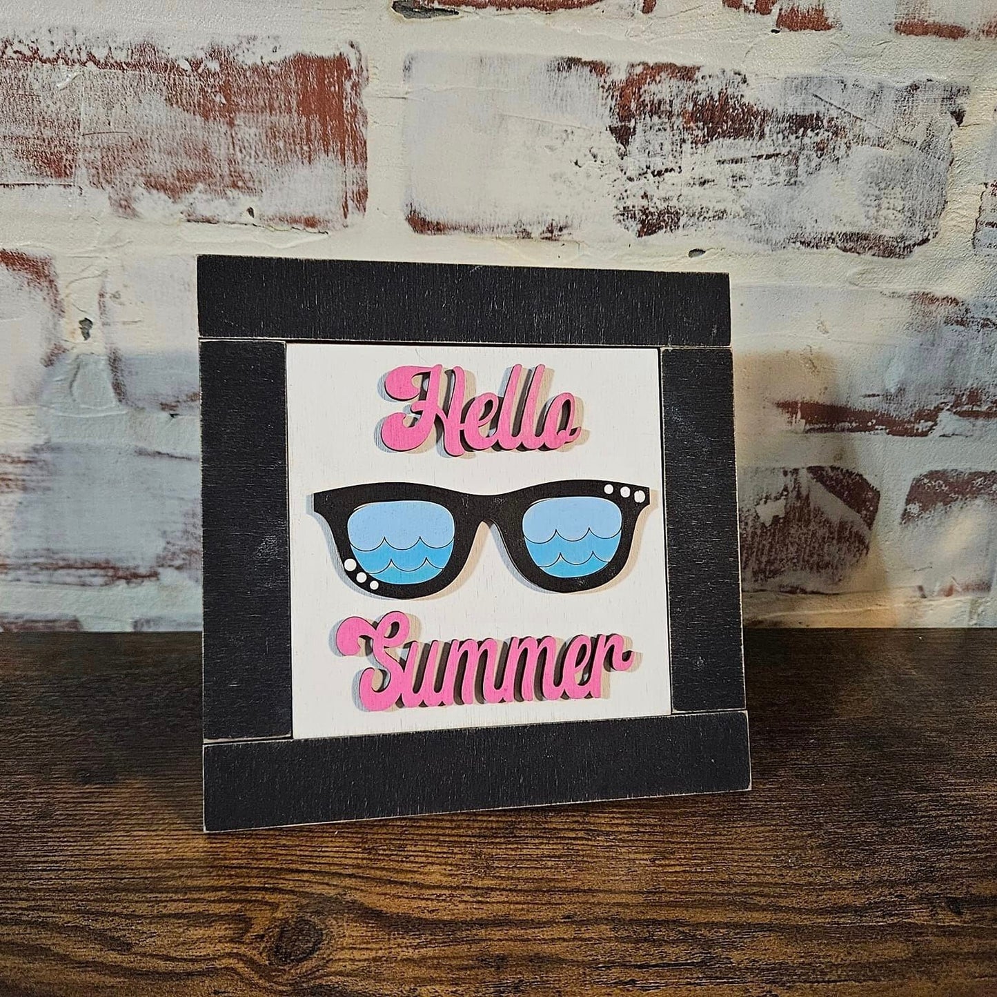 Interchangeable frame blank - DIY wood blank - DIY wood frame - DIY tiered tray blank - Make your own home decor - blank wood decor