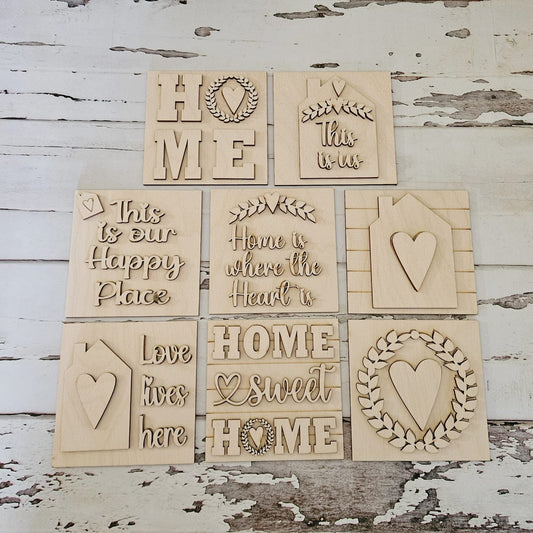 Home interchangeable signs - Diy  home decor - diy farmhouse tiered tray decor - Make your own home decor - diy Wood blank1675282946