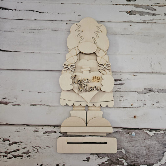 Halloween Gnome shelf sitter wood blank diy - Halloween tiered tray blank decor - Fall decor - Fall gnome DIY - Halloween Shelf Sitter