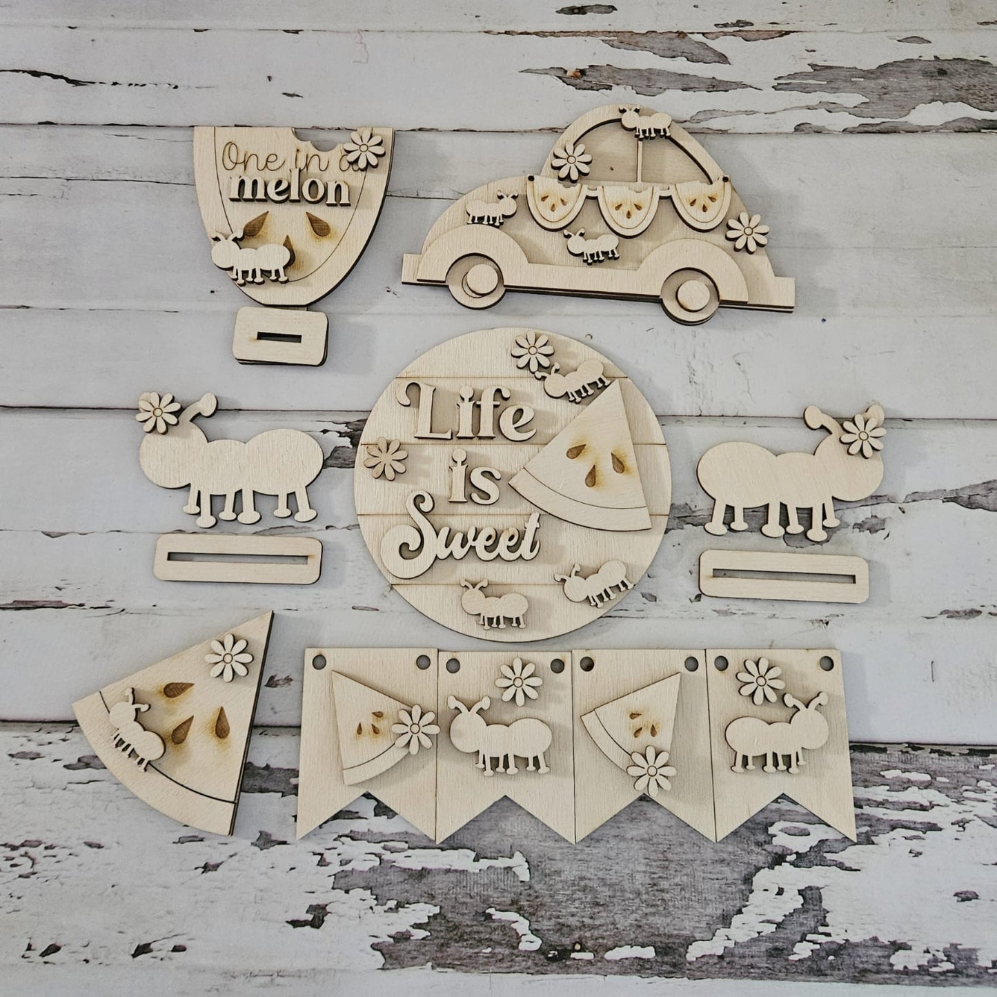 Summer Watermelon Tiered Tray Blank, DIY Home Decor