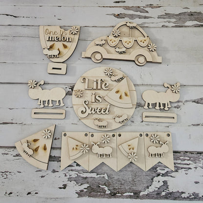 Summer Watermelon Tiered Tray Blank, DIY Home Decor