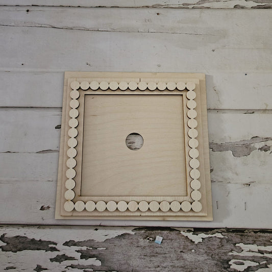 Interchangeable frame blank - DIY wood blank - DIY wood frame - DIY tiered tray blank - Make your own home decor - blank wood decor - LaserOnTheHill