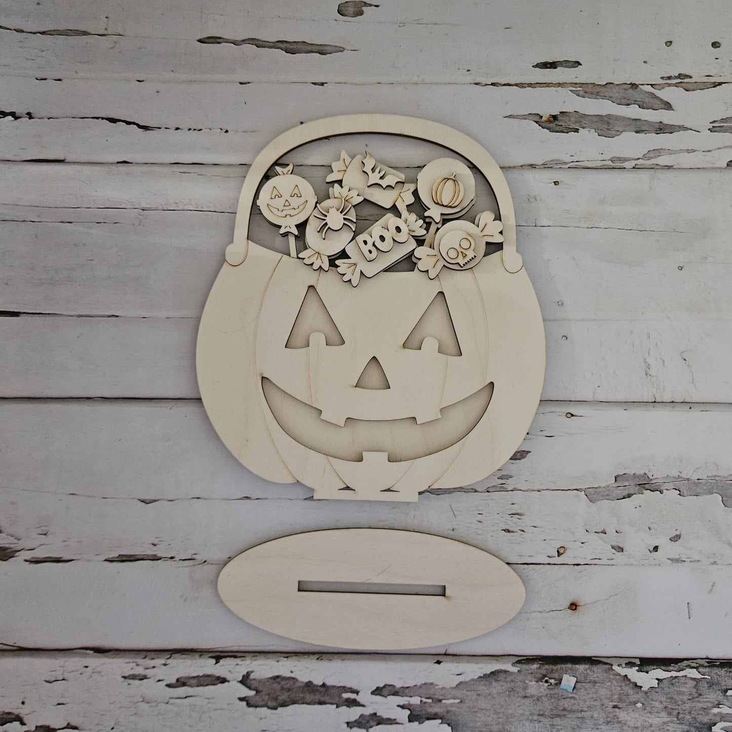 Halloween shelf sitter - DIY Halloween home decor - Fall shelf sitter - Wood blanks - Halloween diy home decor - Halloween gnome