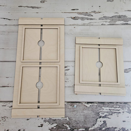 DIY Birch Wood Frame Blank – Unfinished Tiered Tray Decor