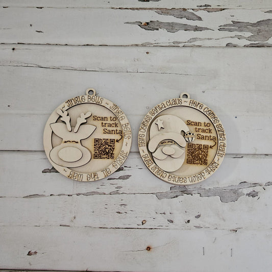 DIY Christmas Ornament Coloring Kit, Wooden Kids Ornaments