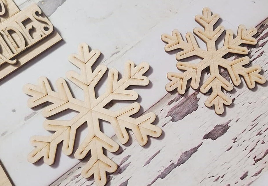 Christmas tiered tray decor diy blank, Tiered Tray Decor blank, Wood Craft Kit, Do It Yourself, DIY Craft Kit, 3D Decor, Christmas Decor DIY