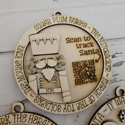 Christmas Ornament Coloring Kit, DIY Wooden Ornaments, Kids Activity