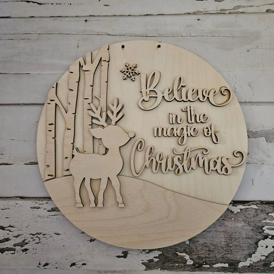 Christmas door hanger blank | Santa blank door hanger | DIY Christmas Door Hanger Kit | Christmas | Mrs Claus | Santa | DIY | Door Hanger