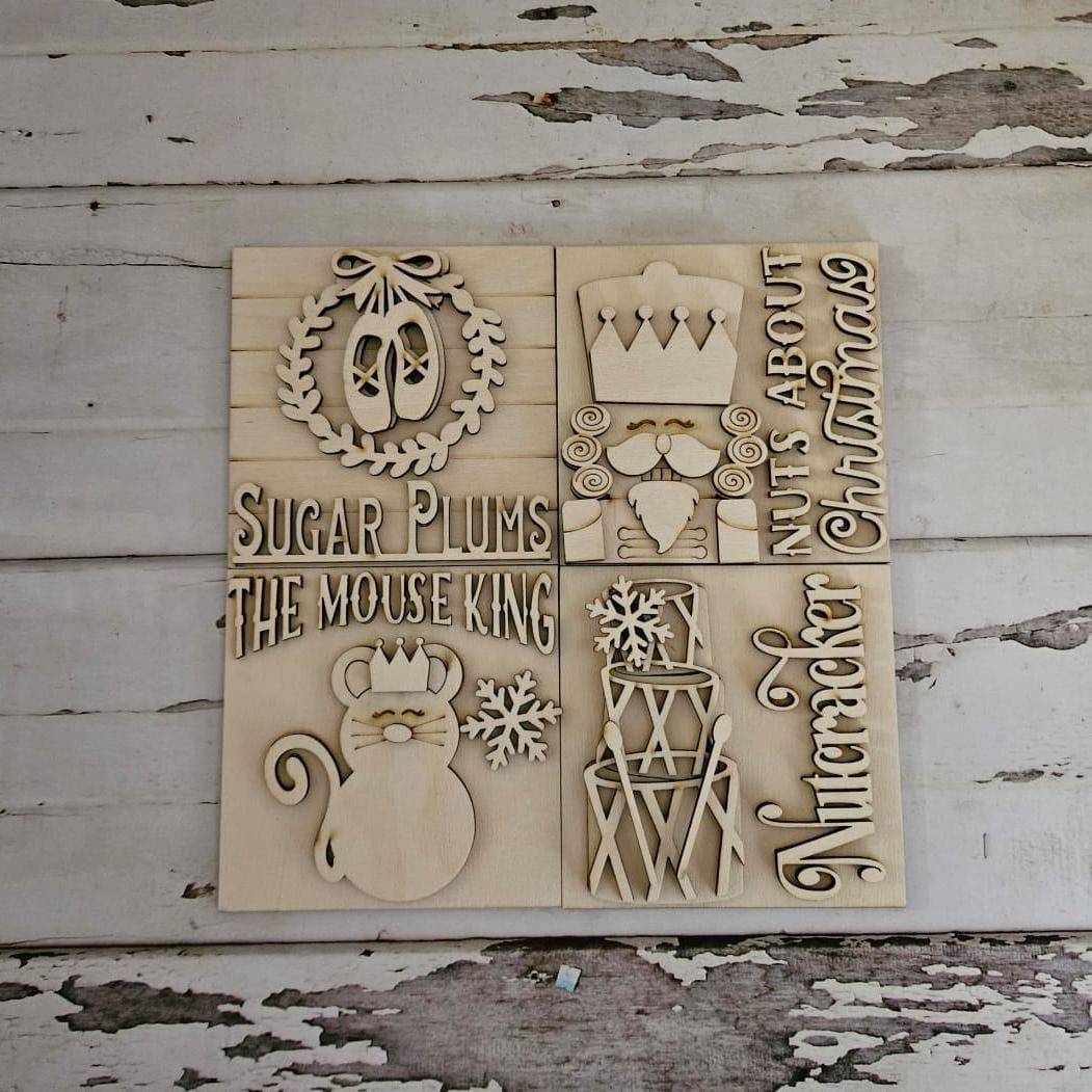 Christmas wood blanks - Christmas interchangeable DIY signs - Christmas tiered tray diy decor - DIY Christmas decor - Christmas diy craft