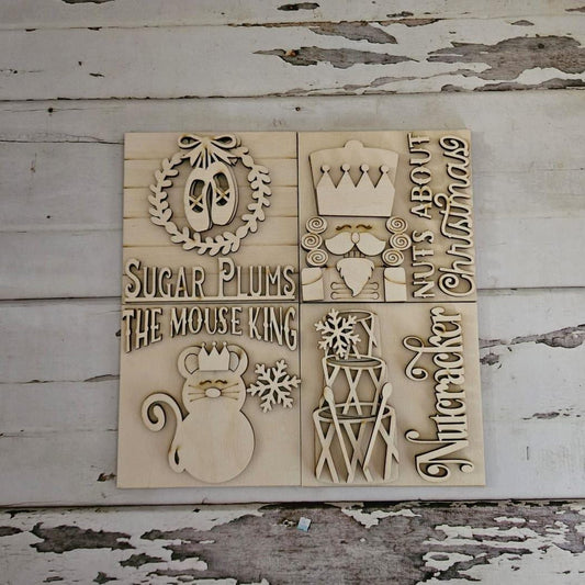 Christmas wood blanks - Christmas interchangeable DIY signs - Christmas tiered tray diy decor - DIY Christmas decor - Christmas diy craft