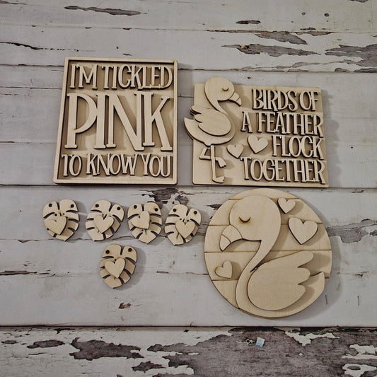 Valentine's day tiered tray decor diy blank, Tiered Tray Decor blank, Wood Craft Kit, Do It Yourself, DIY Craft Kit, 3D Decor,