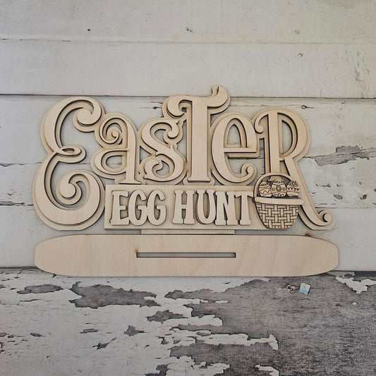 DIY Easter shelf sitter - DIY Spring word art shelf sitter - DIY Easter home decor - diy tiered tray decor - Make your own spring decor
