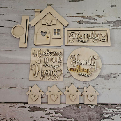 DIY home tiered tray blank - DIY home decor - Make your own home decor - Everday diy home decor - tiered tray blanks - DIY tiered tray - LaserOnTheHill