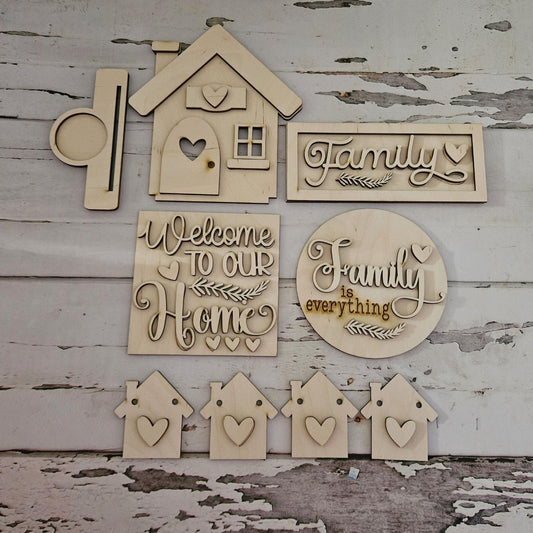 DIY home tiered tray blank - DIY home decor - Make your own home decor - Everday diy home decor - tiered tray blanks - DIY tiered tray - LaserOnTheHill