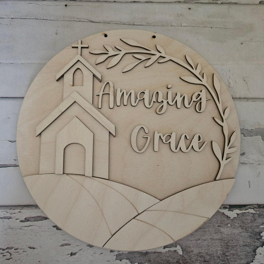 DIY Easter Door Hanger Kit – Birch Wood Spring Sign