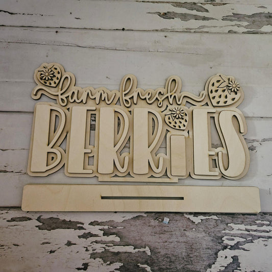 Strawberry Gnome Shelf Sitter, Summer Tiered Tray Decor (DIY Wood Blank)