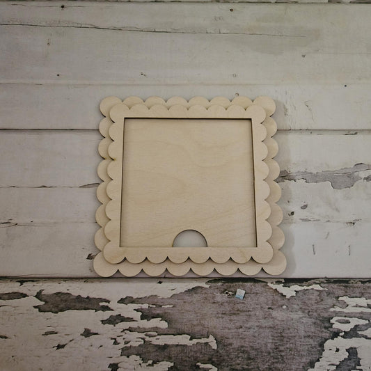 DIY Interchangeable Birch Wood Frame Blank – Tiered Tray Decor