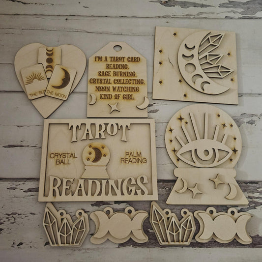 Halloween Tiered Tray Decor Bundle, DIY Fall Blanks