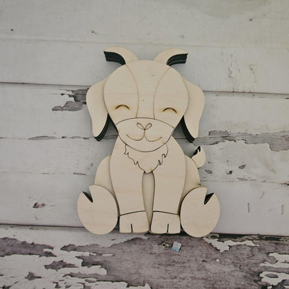 DIY goat shelf sitter: Make your own farmhouse decor