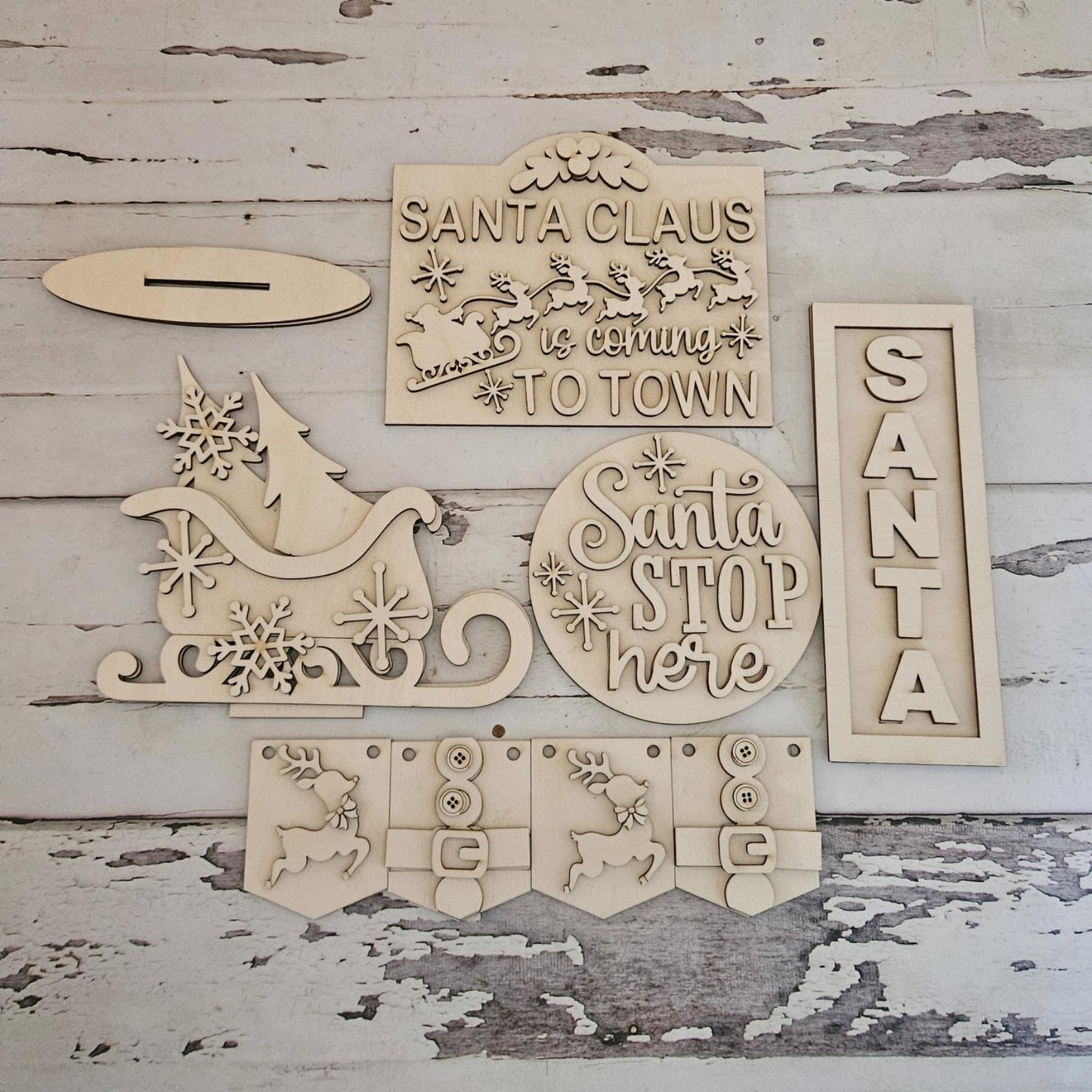 DIY Christmas tiered tray blank: Make your own Christmas decor