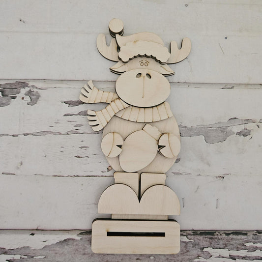 DIY Moose Christmas shelf sitter: Christmas craft kit