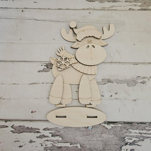 DIY Moose Christmas shelf sitter: Christmas craft kit
