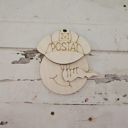 DIY Postal worker Christmas ornament; Make your own ornament kit
