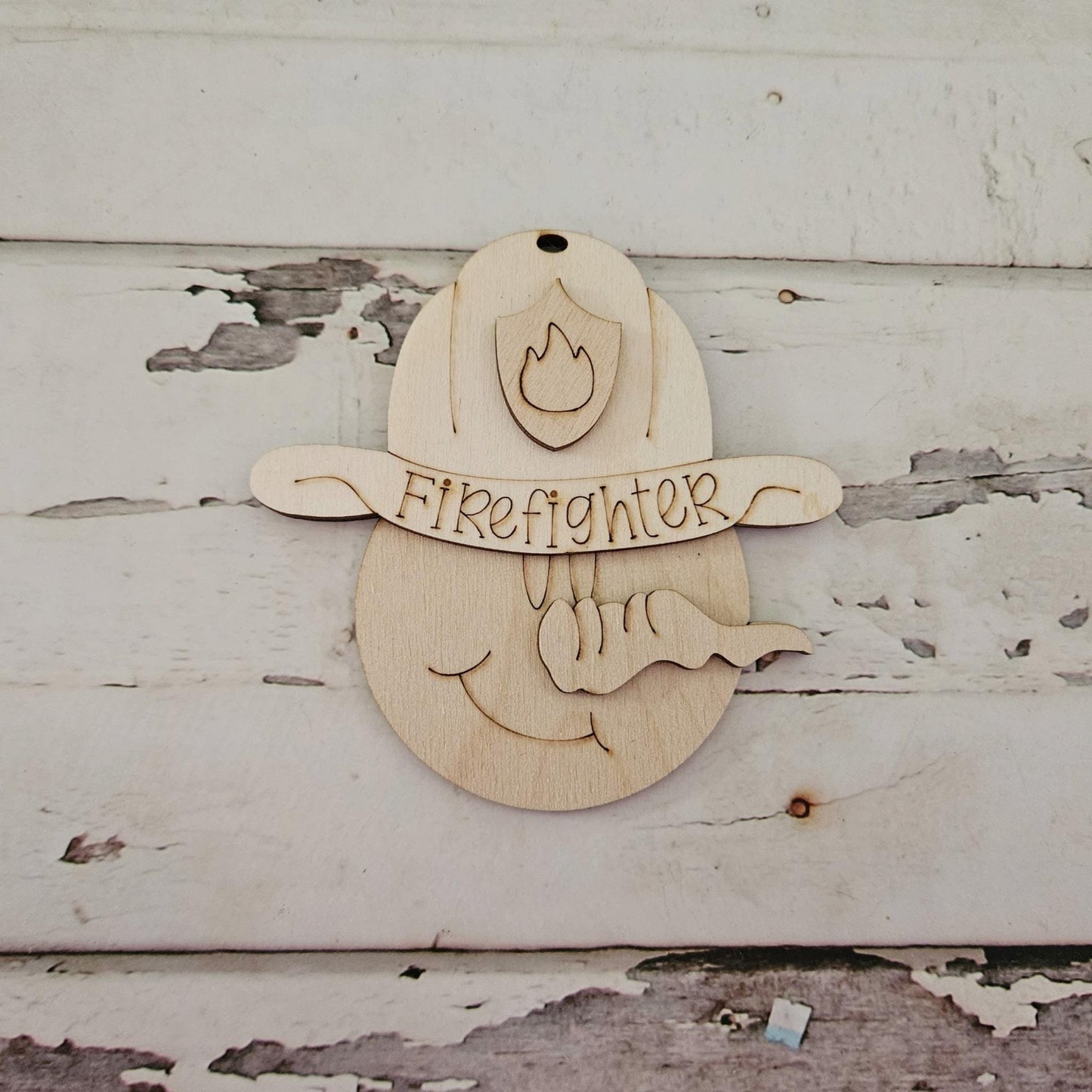 DIY Firefighter Christmas ornament; Make your own ornament kit